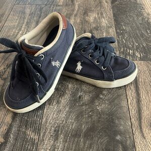 Navy Polo shoes 11c